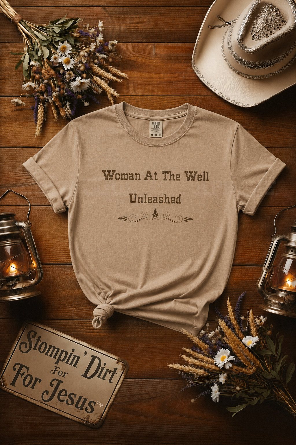 Faith Fashion T-Shirt|Iamproud2beme Apparel|Woman At The Well Unleashed 🤎