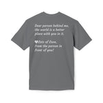 YOU ARE ENOUGH GO GIRL GO PERSON IN FRONT OF YOU (Midweight T-shirt)