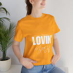 LOVIN' MYSELF  (Short Sleeve Jersey Tee)