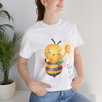 BEE KIND YOU ARE ENOUGH-PERSON BEHIND ME (Womens Short Sleeve Jersey Tee)