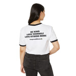 TROLLS LOVE THEM MORE (Unisex Cotton Ringer T-Shirt) white/blk