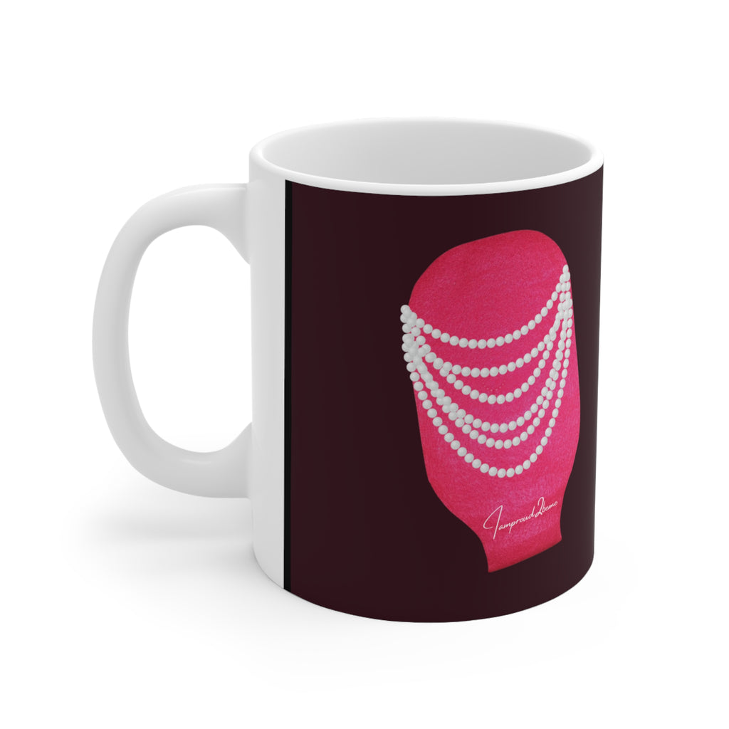 OSTOMY GIRL BAG PEARLS 2 Ceramic Mug 11oz