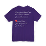 YOU ARE ENOUGH-PERSON BEHIND ME (Womens Short Sleeve Jersey Tee)