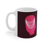 OSTOMY GIRL BAG PEARLS Ceramic Mug 11oz