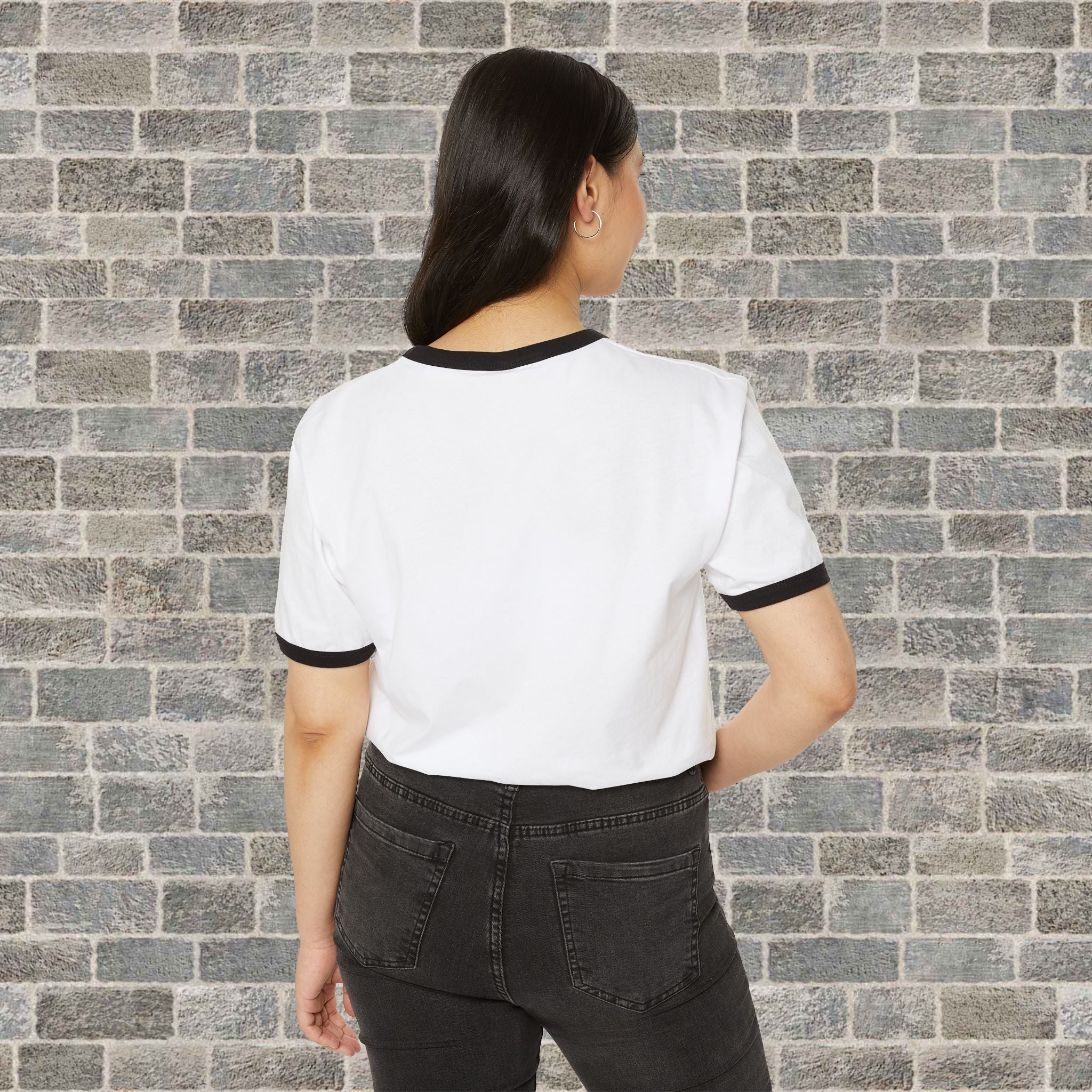 GOD BLESS THE USA (Cotton Ringer T-Shirt)