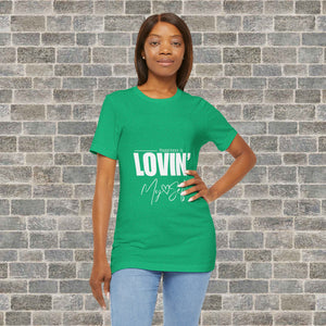 LOVIN' MYSELF  (Short Sleeve Jersey Tee)
