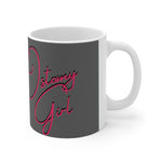 OSTOMY GIRL Grey 2 Ceramic Mug 11oz