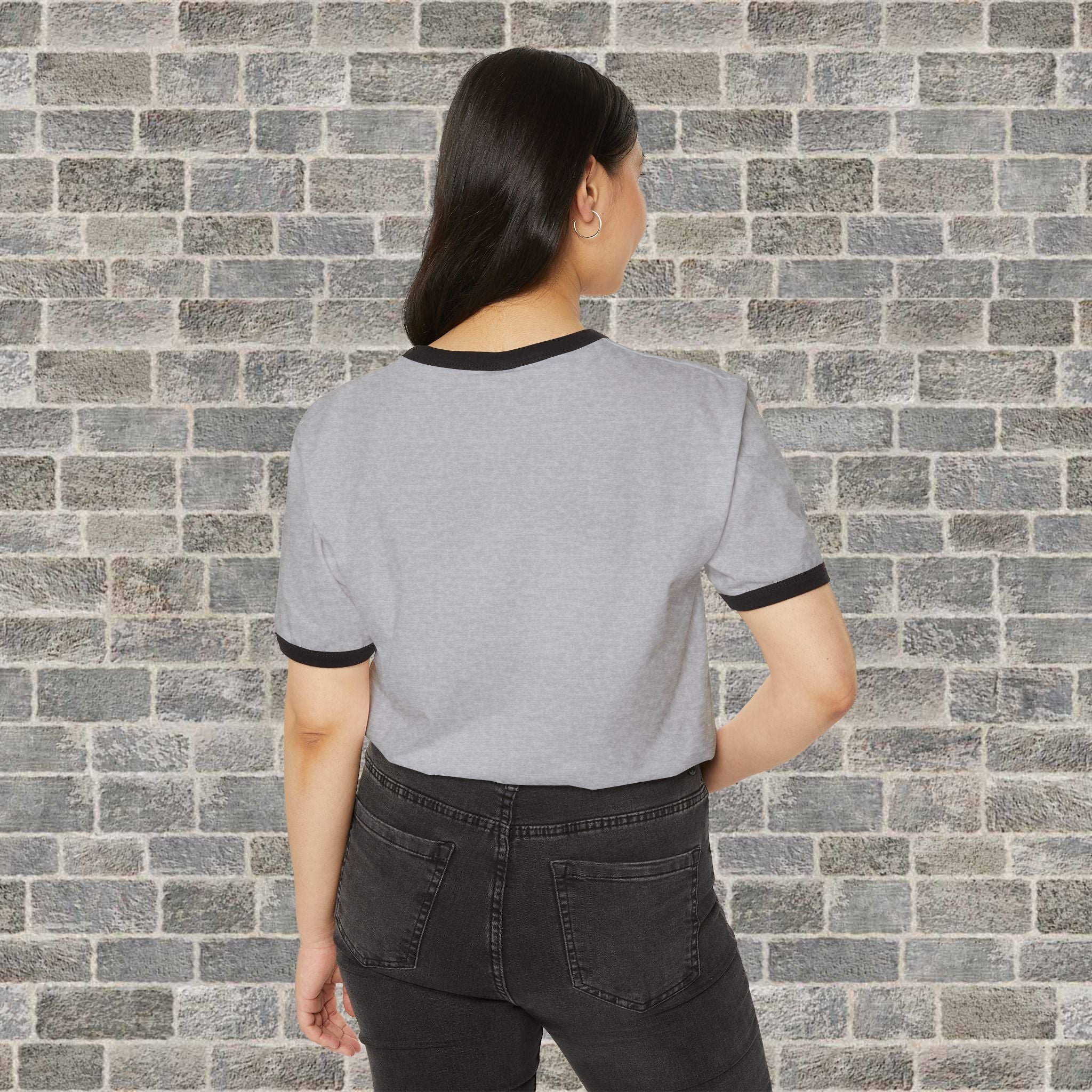 GOD BLESS THE USA (Cotton Ringer T-Shirt)