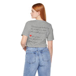 YOU ARE ENOUGH-PERSON BEHIND ME (Womens Short Sleeve Jersey Tee)