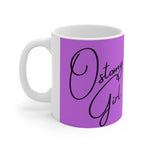 OSTOMY GIRL purple Ceramic Mug 11oz