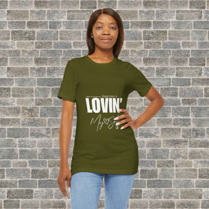 LOVIN' MYSELF  (Short Sleeve Jersey Tee)