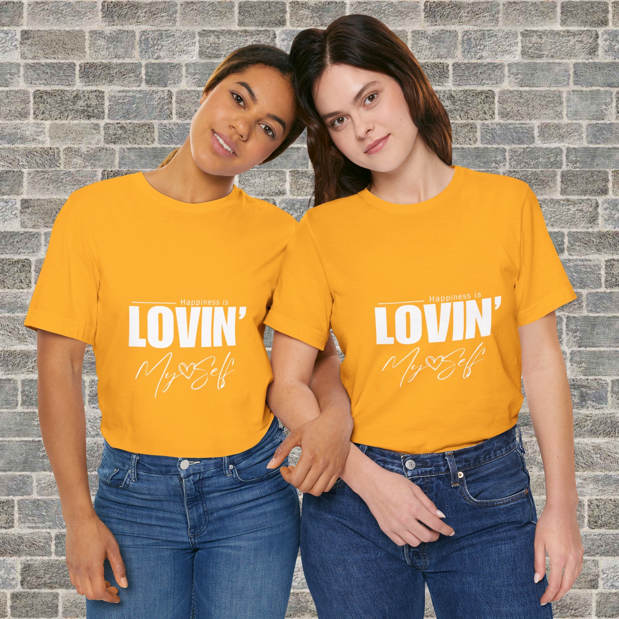 LOVIN' MYSELF  (Short Sleeve Jersey Tee)