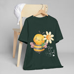 BEE KIND YOU ARE ENOUGH-PERSON BEHIND ME (Womens Short Sleeve Jersey Tee)