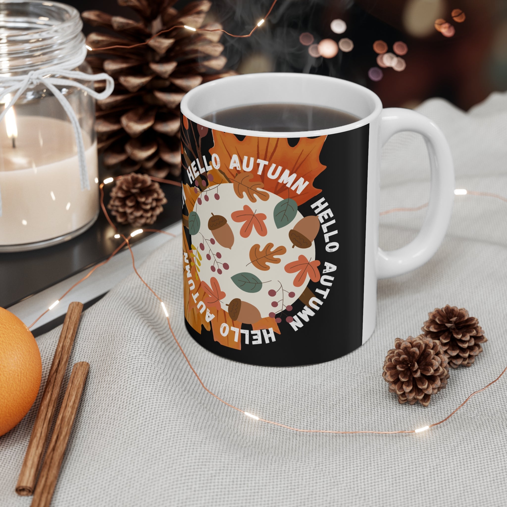 HELLO AUTUMN Ceramic Mug 11oz