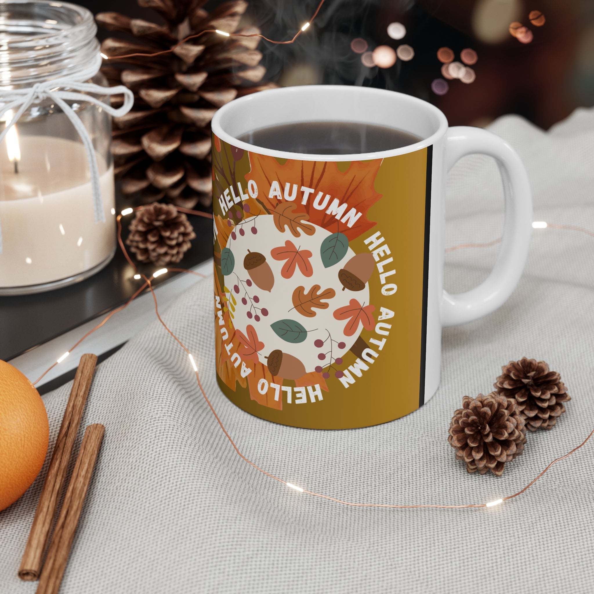 HELLO AUTUMN Ceramic Mug 11oz