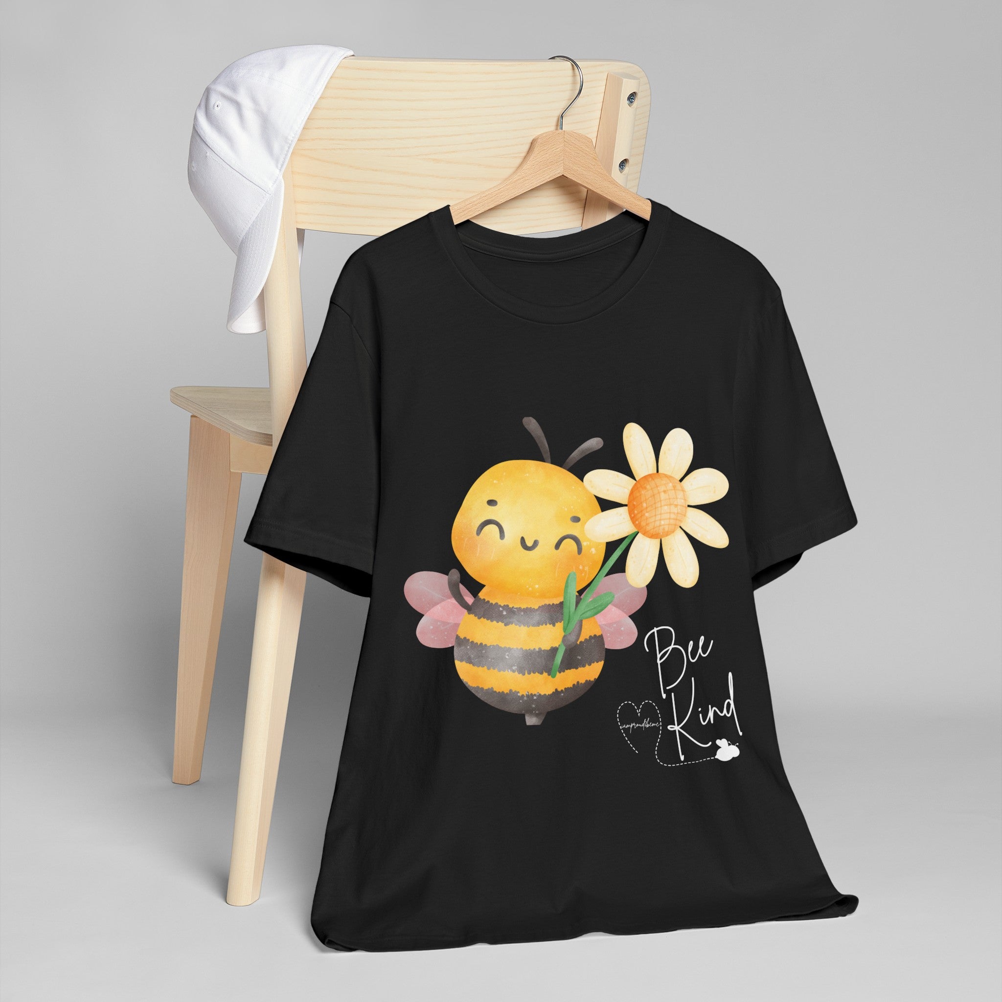 BEE KIND YOU ARE ENOUGH-PERSON BEHIND ME (Womens Short Sleeve Jersey Tee)