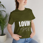 LOVIN' MYSELF  (Short Sleeve Jersey Tee)