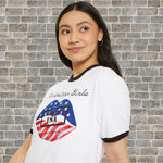 AMERICAN GIRLS BOYS DON'T TRUST 'EM (Cotton Ringer T-Shirt)