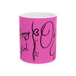 OSTOMY GIRL pink Ceramic Mug 11oz