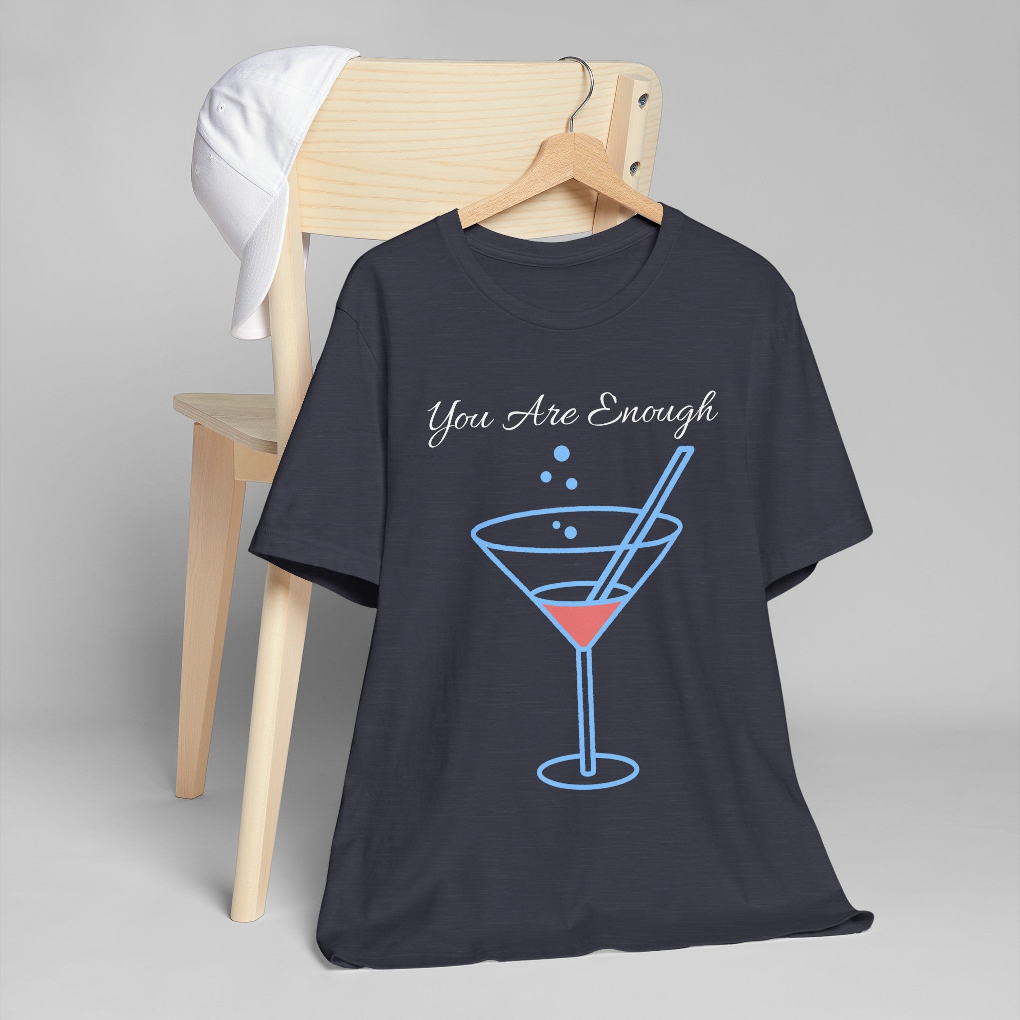 YOU ARE ENOUGH-PERSON BEHIND ME (Womens Short Sleeve Jersey Tee)