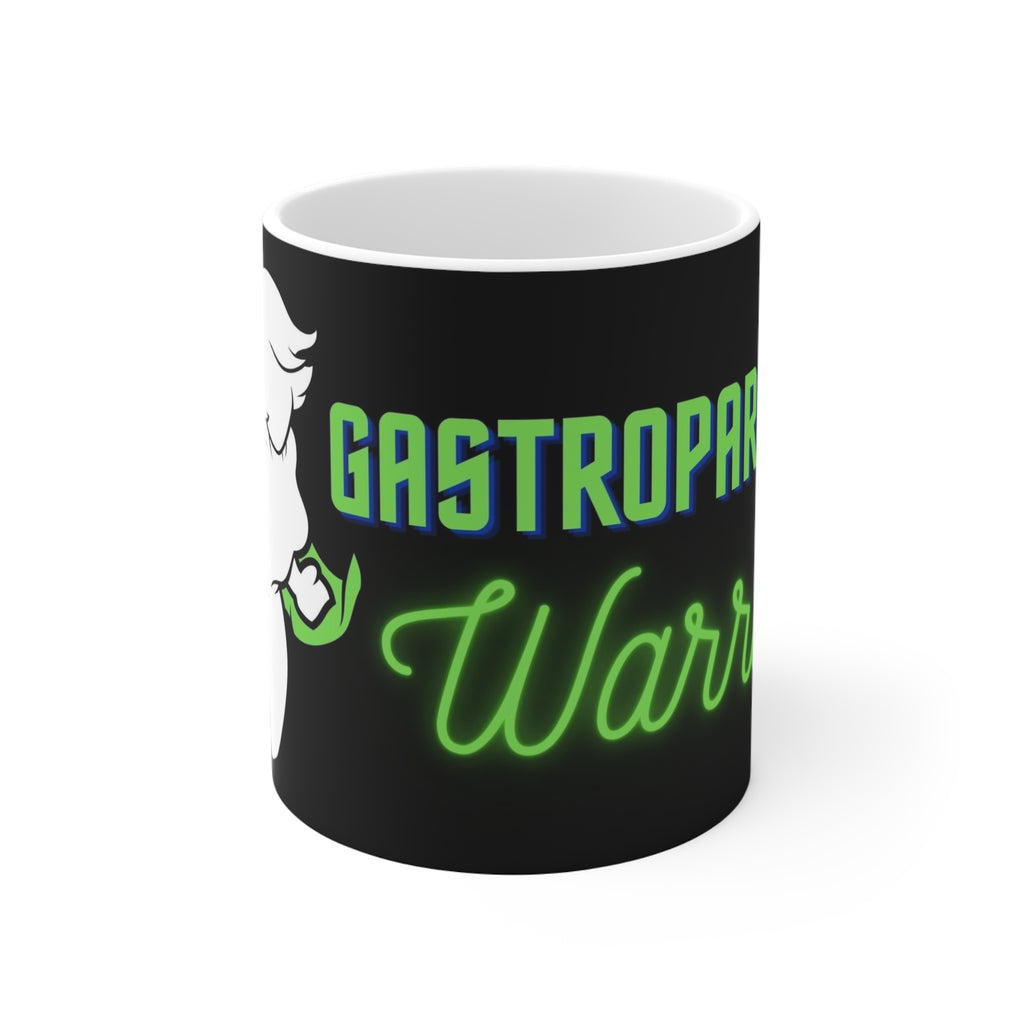 GASTROPARESIS WARRIOR White Ceramic Mug (green)