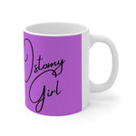 OSTOMY GIRL purple Ceramic Mug 11oz