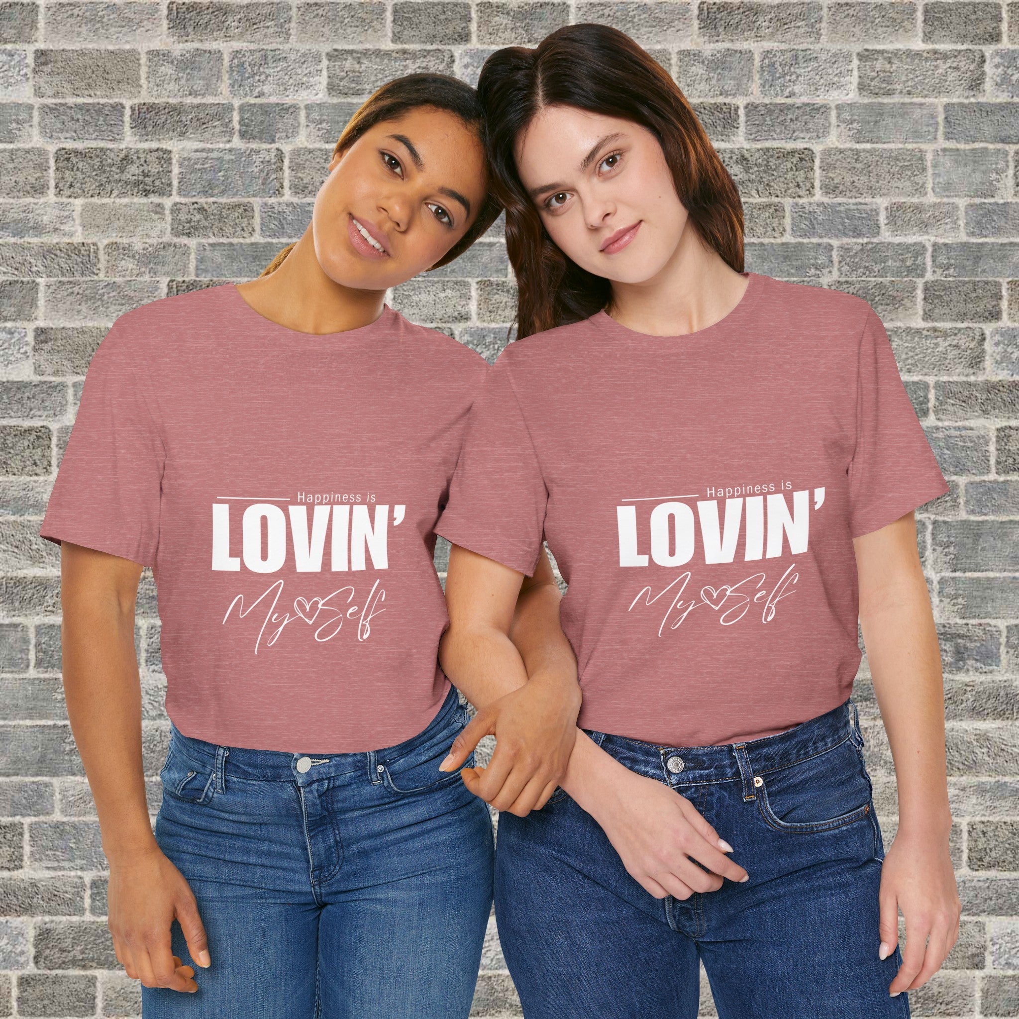 LOVIN' MYSELF  (Short Sleeve Jersey Tee)