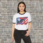 ALL AMERICAN GIRL WEAR IT WITH CONFIDENCE (Cotton Ringer T-Shirt)