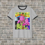TROLLS LOVE THEM MORE (Unisex Cotton Ringer T-Shirt) white/blk