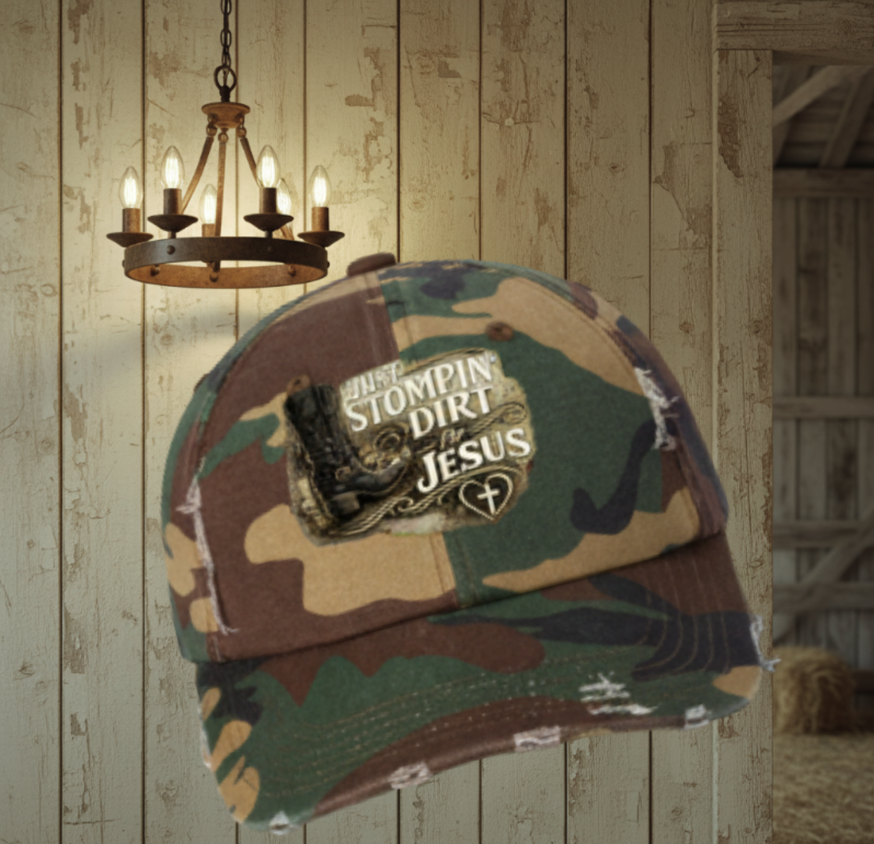🔥Just Stompin’ Dirt for Jesus Slider Hat-Faith Fashion|Iamproud2beme Apparel|Woman At The Well Unleashed 🤎