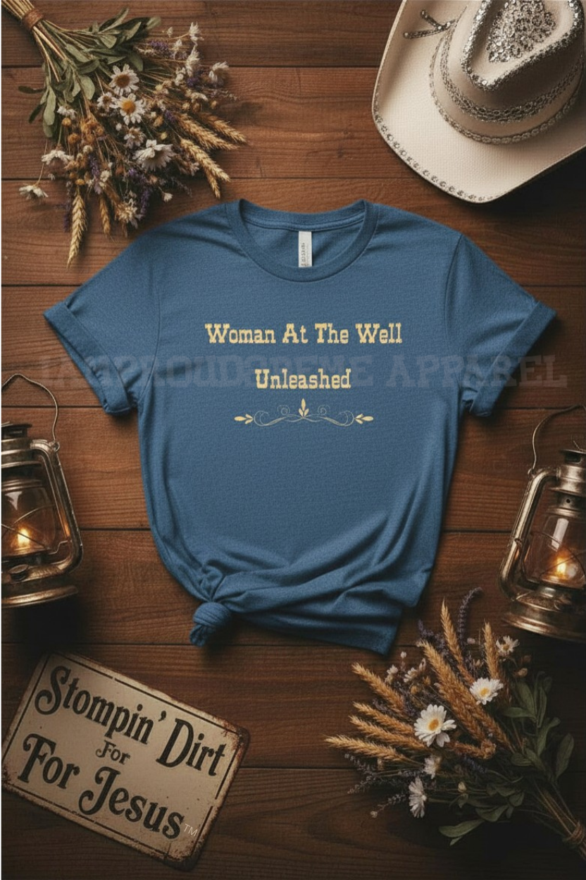 Faith Fashion T-Shirt|Iamproud2beme Apparel|Woman At The Well Unleashed 🤎