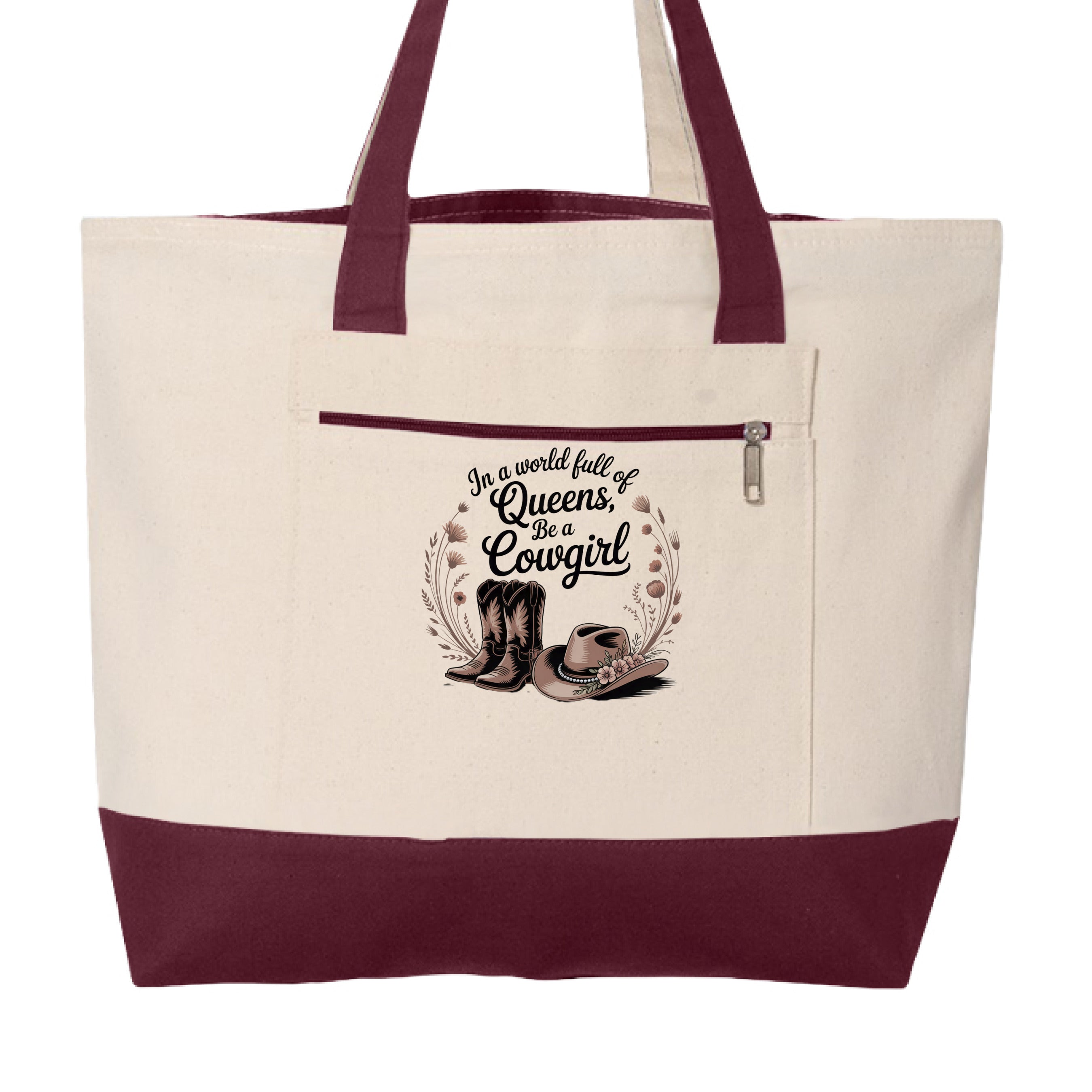 Natural/ Maroon - FRONT