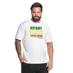 OSTOMY WARRIOR Moisture Wicking Performance T-Shirt (Men's) - white