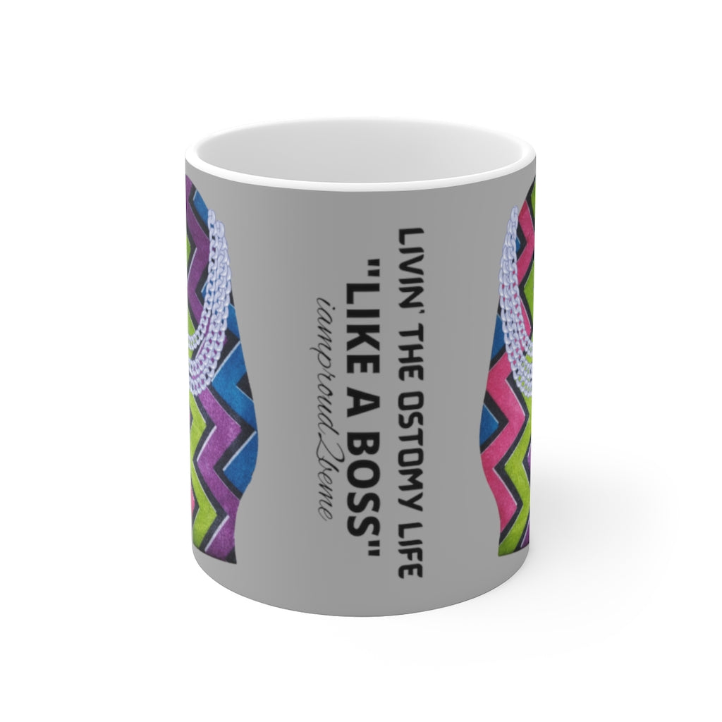 LIKE A BOSS White Ceramic Mug