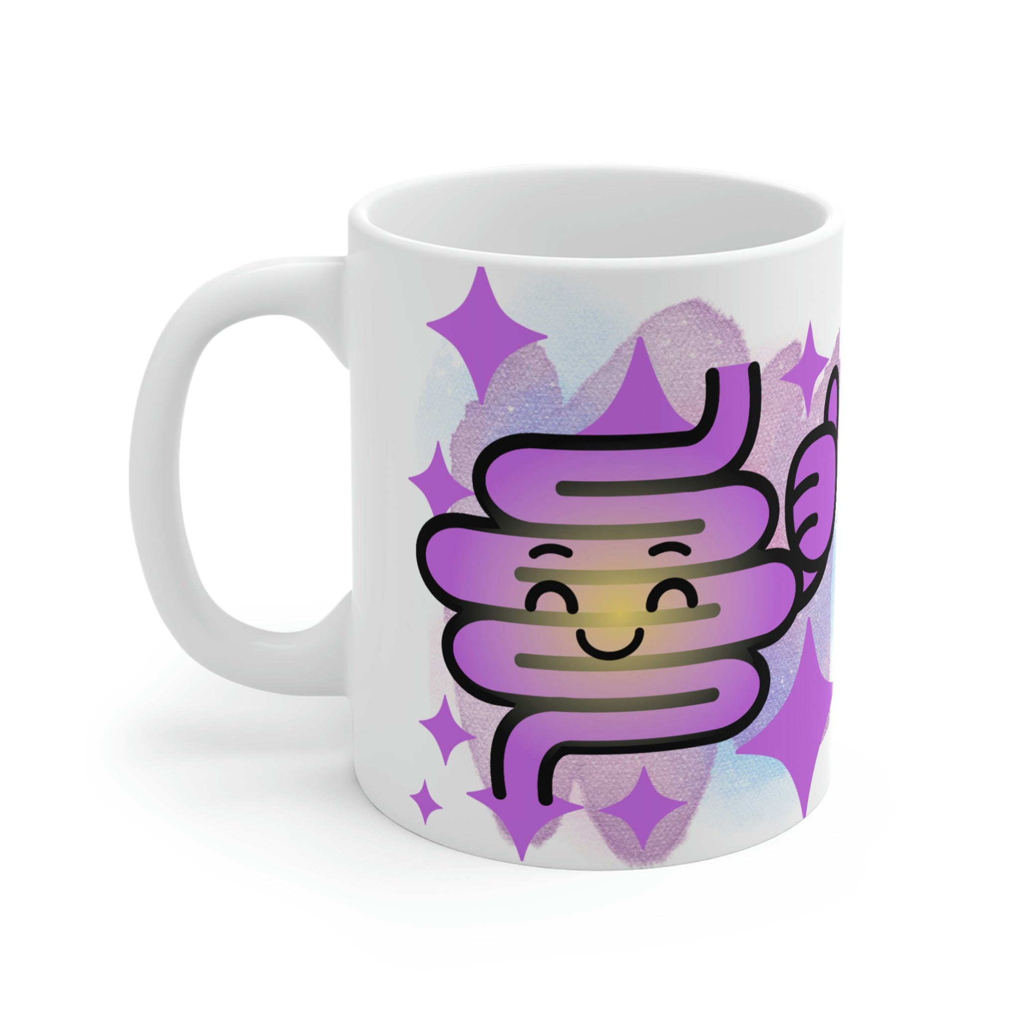 OSTOMY LIFE SHIT-UATION White Ceramic Mug