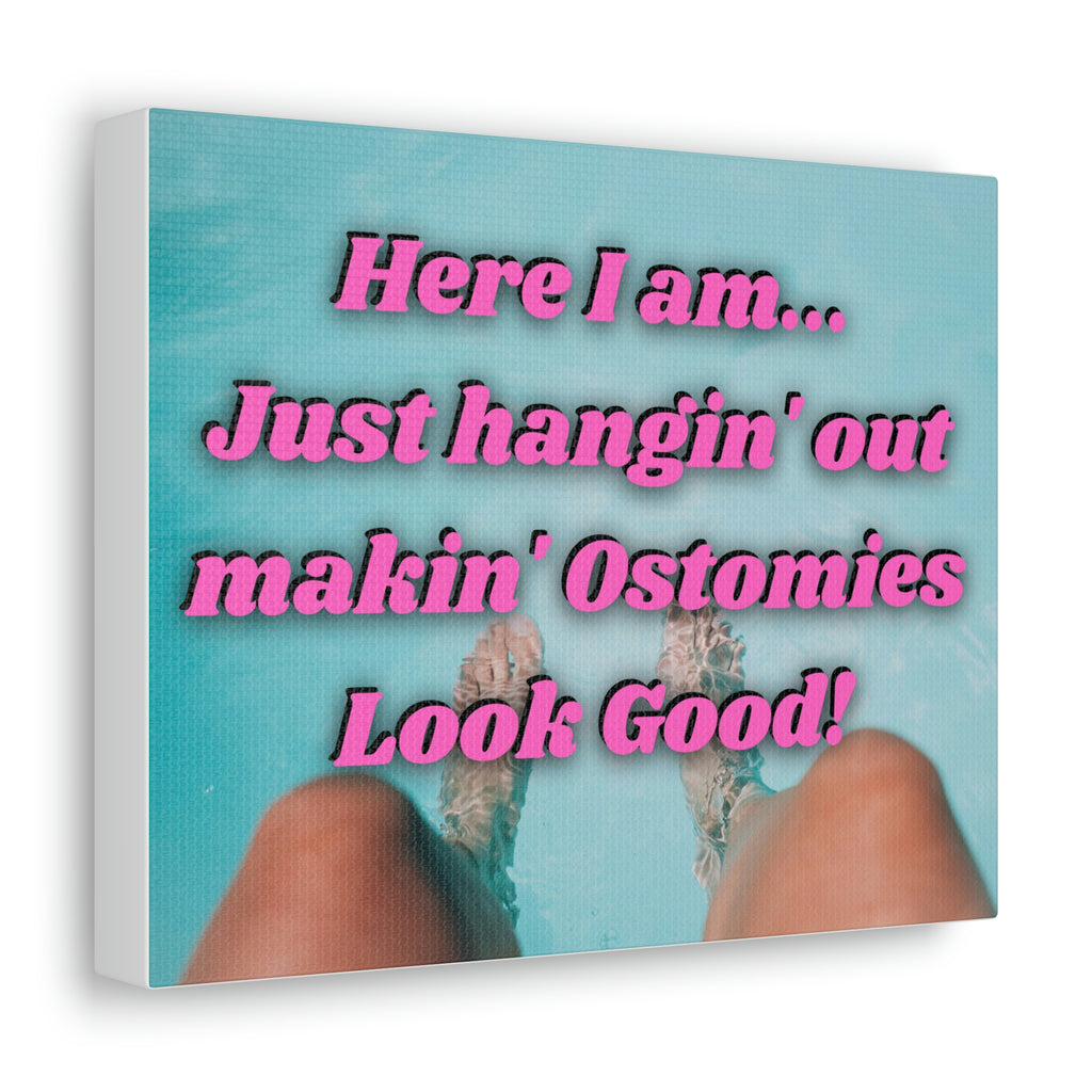 MAKIN' OSTOMIES LOOK GOOD (Canvas Gallery Wrap)