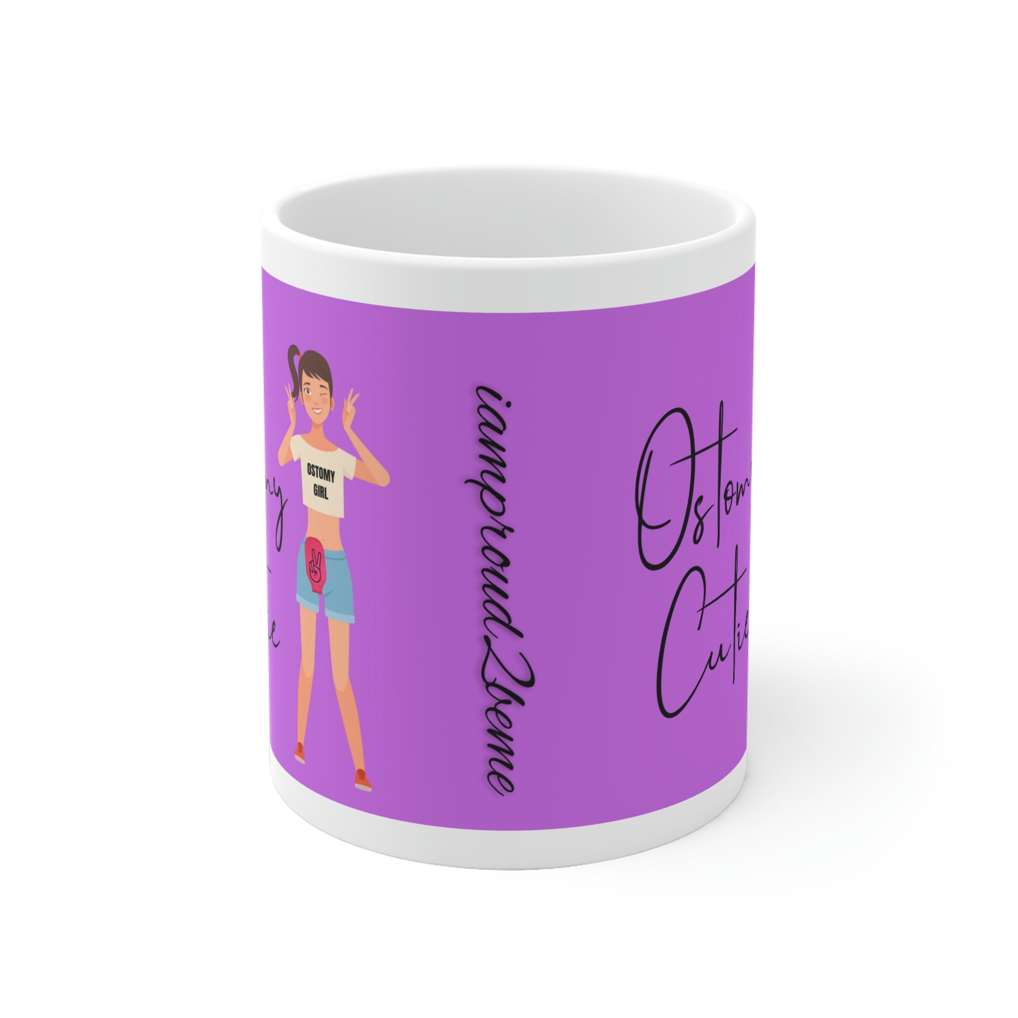 OSTOMY CUTIE White Ceramic Mug