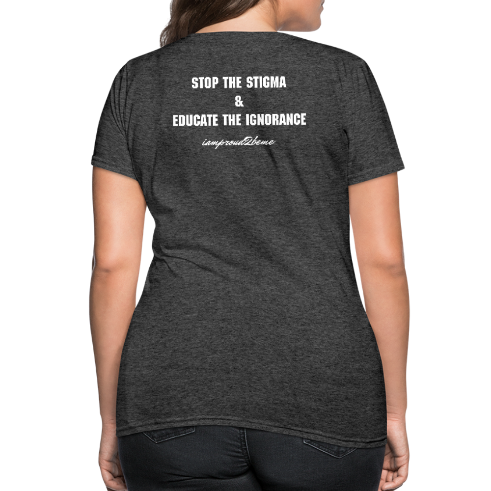 Women's T-Shirt Lupus Awareness - heather black