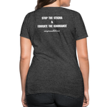 Women's T-Shirt Lupus Awareness - heather black