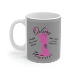 MAKIN' OSTOMIES LOOK GOOD White Ceramic Mug (Warrior)