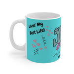 LIVIN' MY BEST LIFE White Ceramic Mug