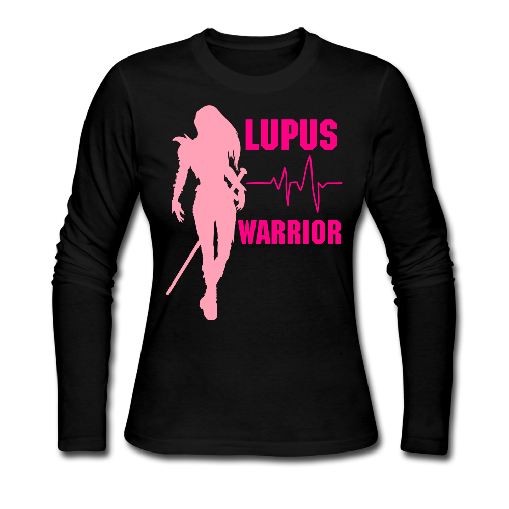 Women's Long Sleeve Jersey T-Shirt - black