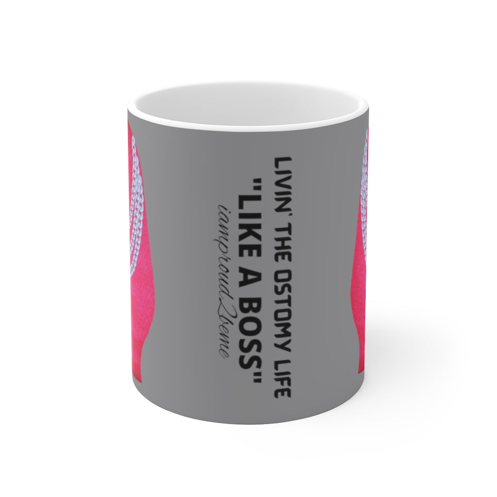 LIKE A BOSS White Ceramic Mug