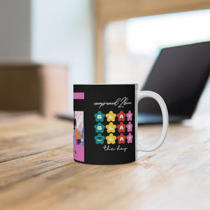 SLAY THE DAY White Ceramic Mug
