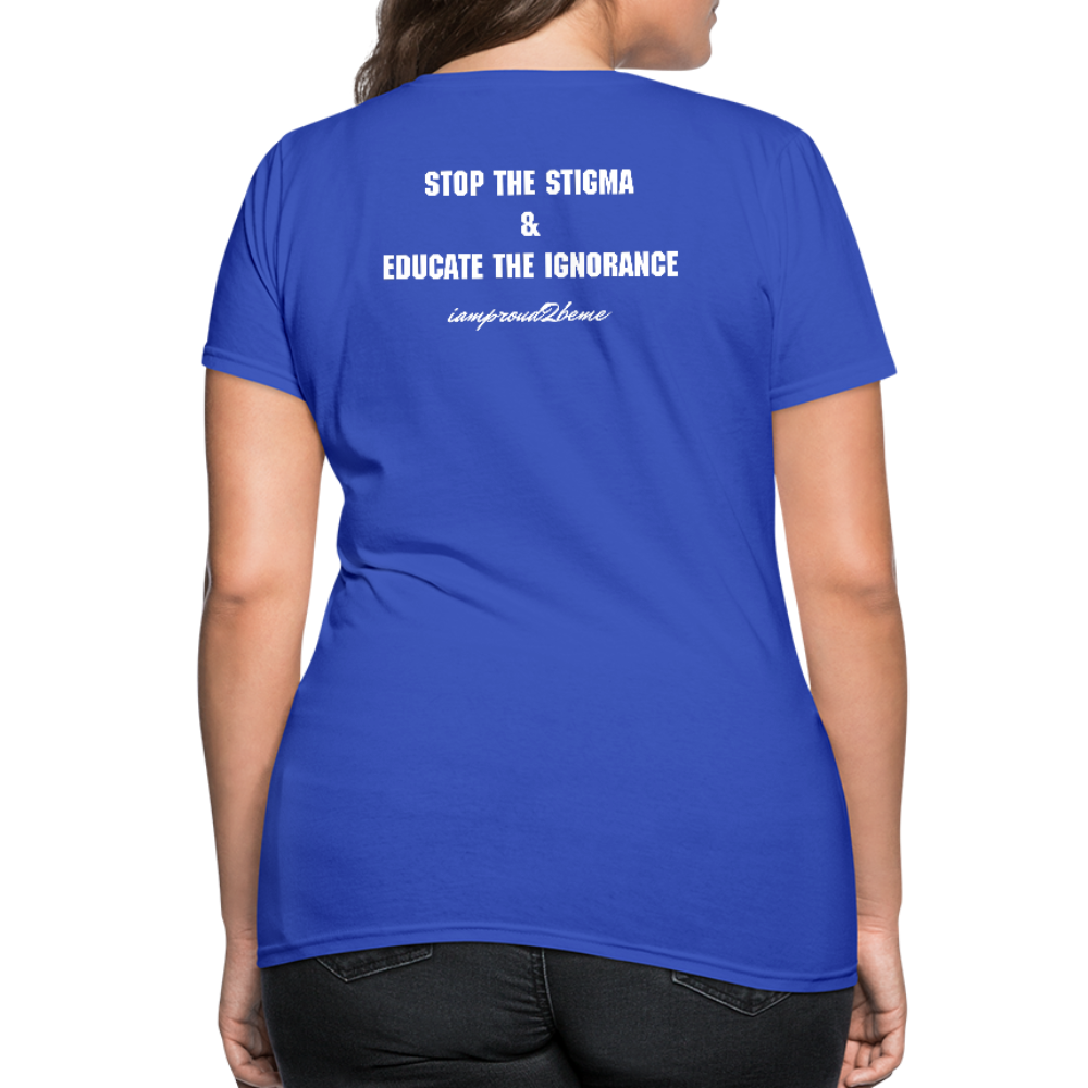 Women's T-Shirt Lupus Awareness - royal blue