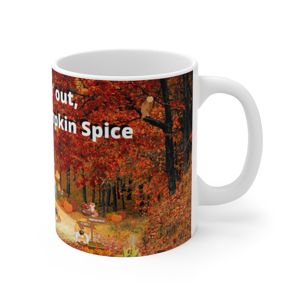 LOVIN' LIFE & PUMPKIN SPICE White Ceramic Mug