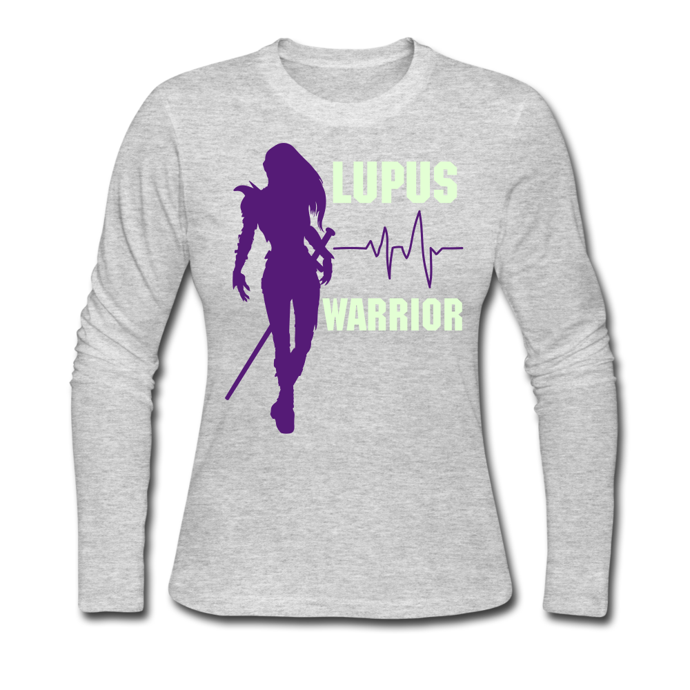 Women's Long Sleeve Jersey T-Shirt - gray
