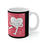 OSTOMY HEART LOVE White Ceramic Mug (valentines)
