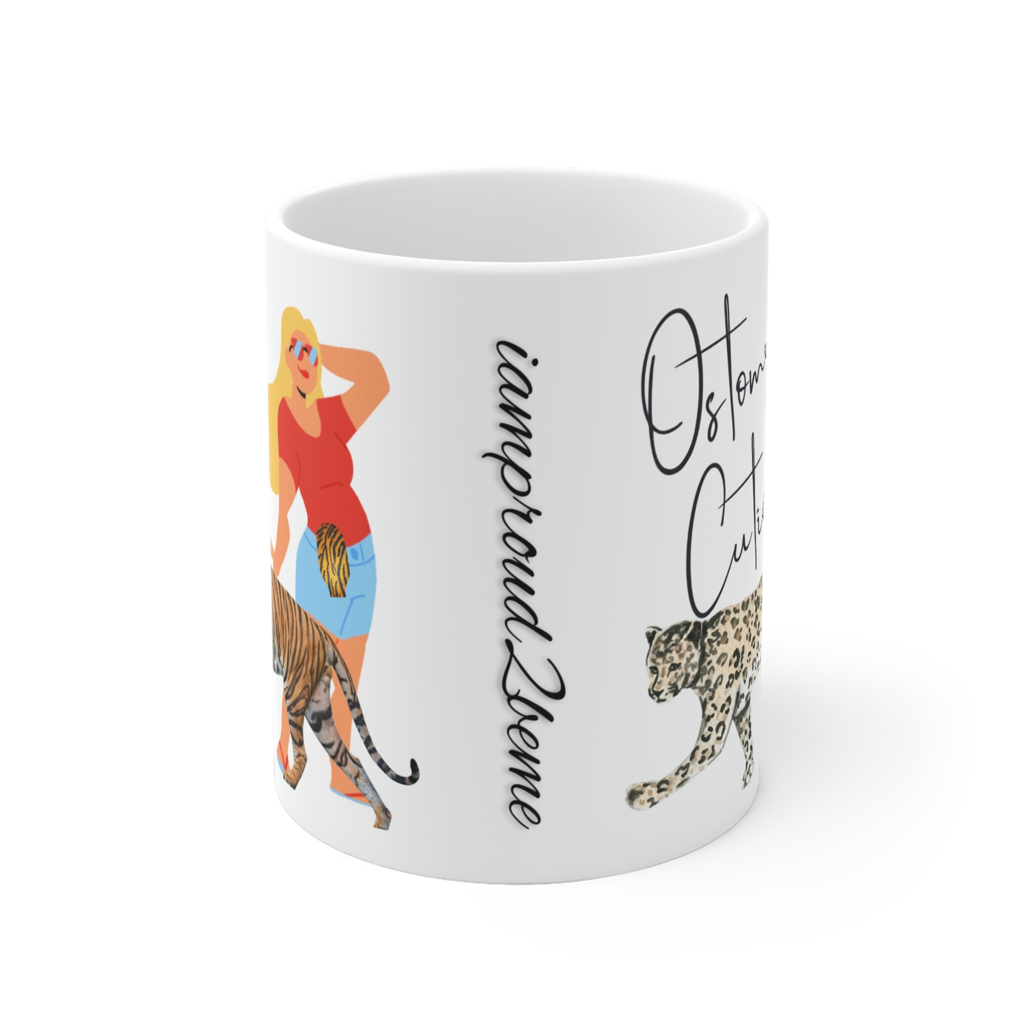 OSTOMY CUTIE White Ceramic Mug