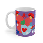 CUTIE WITH A OSTOMY White Ceramic Mug